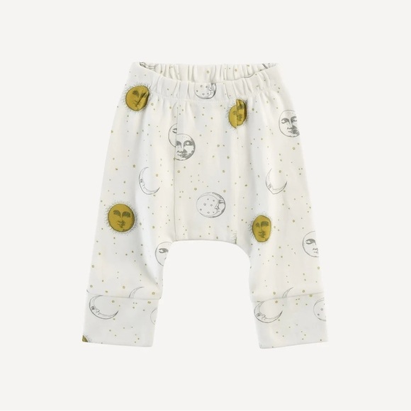 Kate Quinn classic panda pant, sun & moon night sky, organic cotton, 12-18 month - Picture 3 of 5
